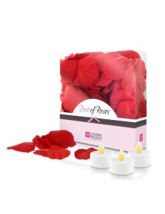 Loverspremium - Cama de Rosas Color Rojo - Imagen 1