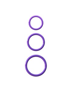 Fantasy C-Ringz Set de Anillos de Silicona para Resistencia - Púrpura - Imagen 1