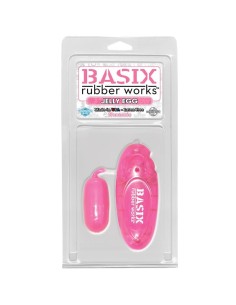 Basix Rubber Works Jelly Egg - Color Rosa - Imagen 2