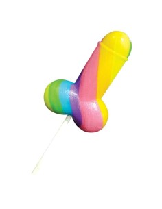Piruleta Forma de Pene Multicolor - Imagen 2