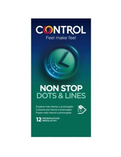 Preservativos Non Stop Drops and Lines 12 unidades - Imagen 2