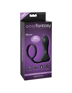 Anillo y Plug Anal Rechargeable Negro - Imagen 2