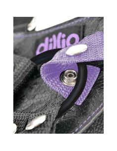 Dillio Arnés con Dildo de 19 cm Color Púrpura - Imagen 4