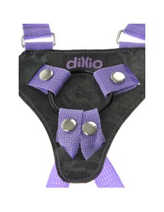 Dillio Arnés con Dildo de 19 cm Color Púrpura - Imagen 5