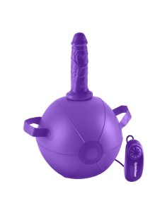 Mini Bola con Dildo y Vibración Púrpura - Imagen 1