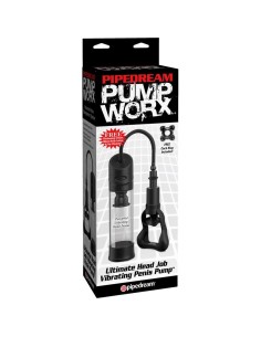 Pump Worx Succioandor Vibrador Ultimate Head Job Color Negro - Imagen 2