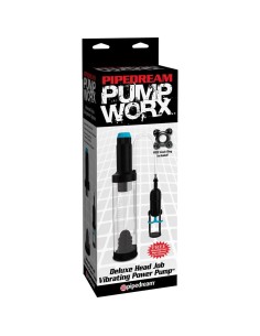 Pump Worx Succionador Vibrador Deluxe Head Job Color Negro - Imagen 3