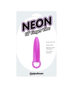 Neon Mini Vibrador Lil Finger Púrpura - Imagen 2