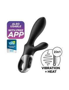 Heat Climax Vibrador con APP Punto G, Punto P y Perineo Función de Calor USB Magnético - Imagen 1