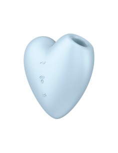 Cutie Heart Succionador de Clítoris y Vibración Azul - Imagen 2