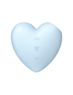 Cutie Heart Succionador de Clítoris y Vibración Azul - Imagen 6