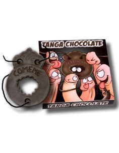 Tanga de Gominola Silueta Policia Menta-Chocolate - Imagen 1