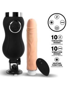 Sex Machine Vibración, Thrusting y Calor Control Remoto USB