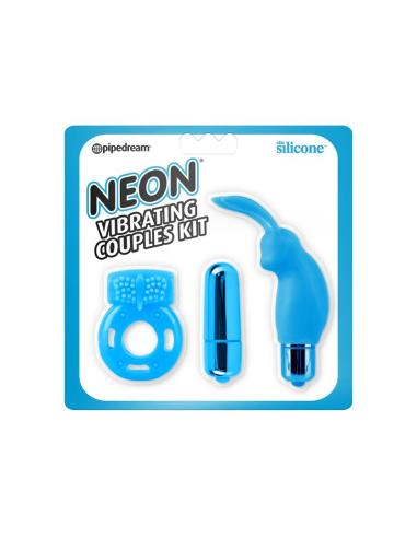 Neon Kit para Parejas Color Azul
