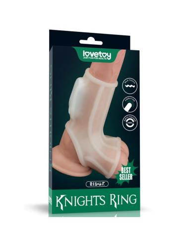 Funda el pene y testículos con vibración Ridge Knights