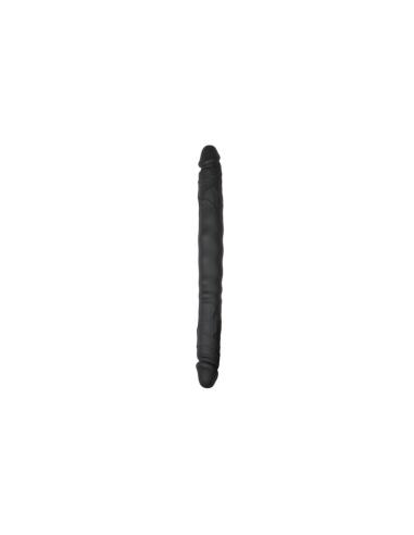 Pene Realístico de Silicona Doble Negro - 30 cm