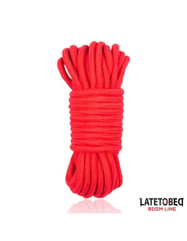 Cuerda Bondage de Algodón 5 m Roja
